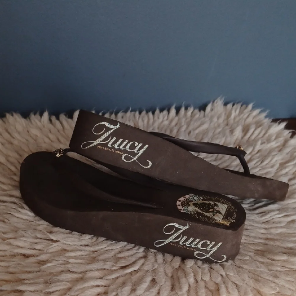 Vintage Y2K Juicy Couture Sandals - Picture 1 of 16